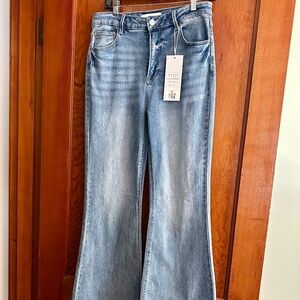 New Risen raw hem bootcut jean size 13